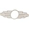 Ekena Millwork Elizabeth Wood Fretwork Pierced Ceiling Medallion, Birch, 38"W x 19"H x 10 1/2"IW x 18"IH x 1/4"T CMWP38X19X0250EBBI - alternate 2